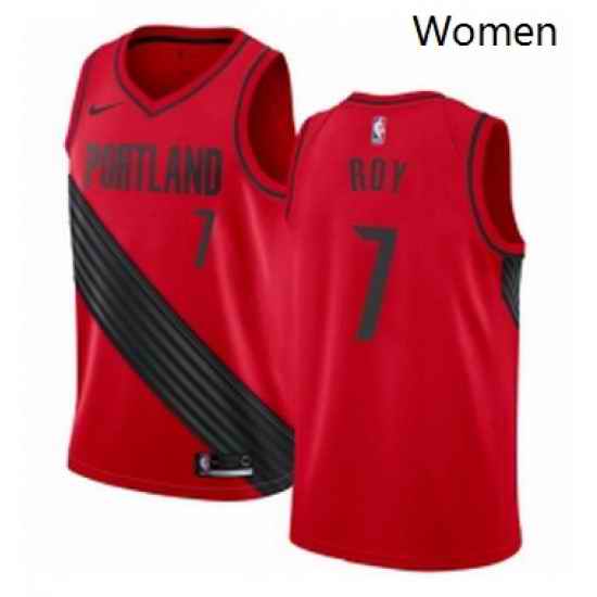 Womens Nike Portland Trail Blazers 7 Brandon Roy Swingman Red Alternate NBA Jersey Statement Edition